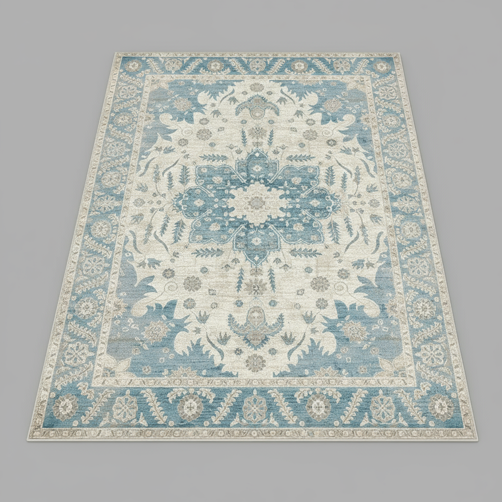 Tapis Berbère Flocon de Neige - Élégance et Authenticité pour Votre Intérieur