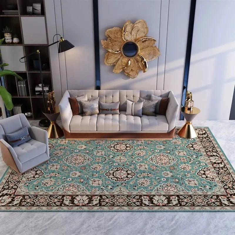 Cosysol Vert / 50x80cm small mat Tapis Berbère Floral Cosy
