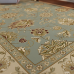 Tapis Berbère Floral Doré - Élégance et Style pour Votre Intérieur