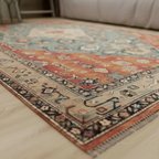 Tapis Berbère Floral en Losange - Élégance et Authenticité
