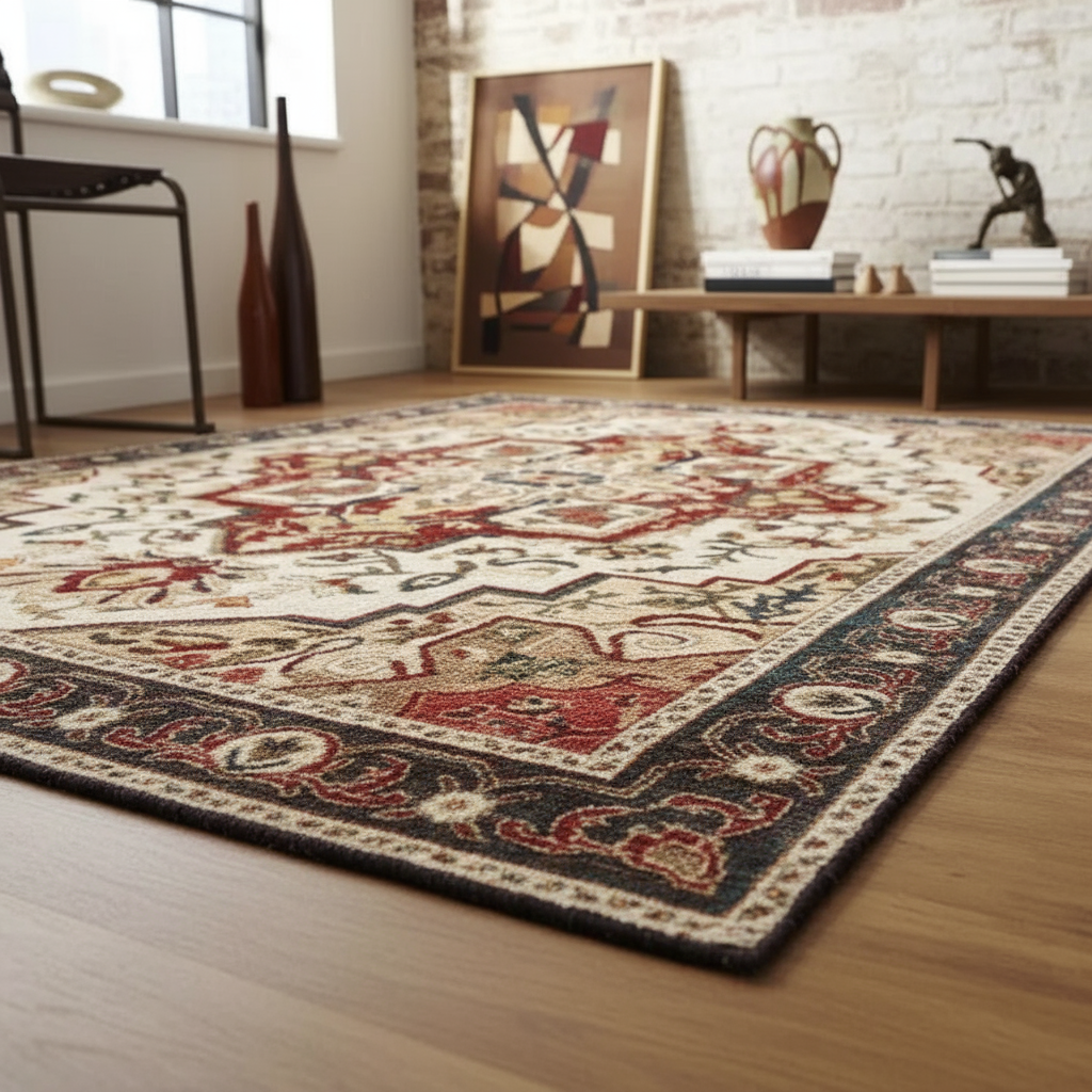 Tapis Berbère Géométrique Artistique de Qualité Supérieure