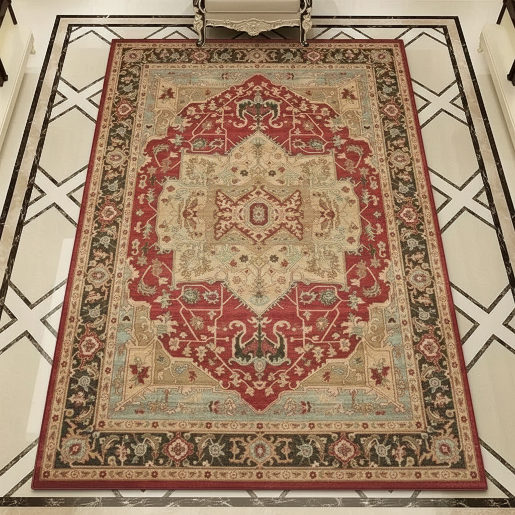 Tapis Berbère Géométrique Rétro pour un Style Unique et Authentique Bronze / 50x80cm