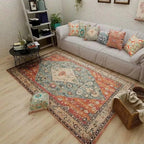 Cosysol Marron / 50x80cm small mat Tapis Berbère Losange Floral