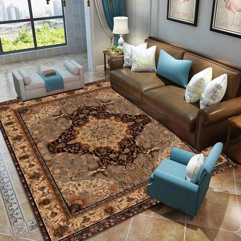Cosysol Marron / 50x80cm small mat Tapis Berbère Maron éclatante