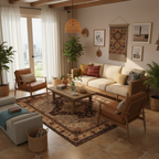 Tapis Berbère Maron Éclatante - Élégance et Authenticité pour Votre Intérieur