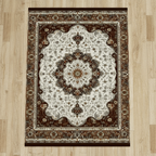 Tapis Berbère Maron Rétro Éclatant pour une Décoration Unique