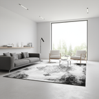 Tapis Berbère Noir et Blanc - Élégance Feutrée pour votre Intérieur