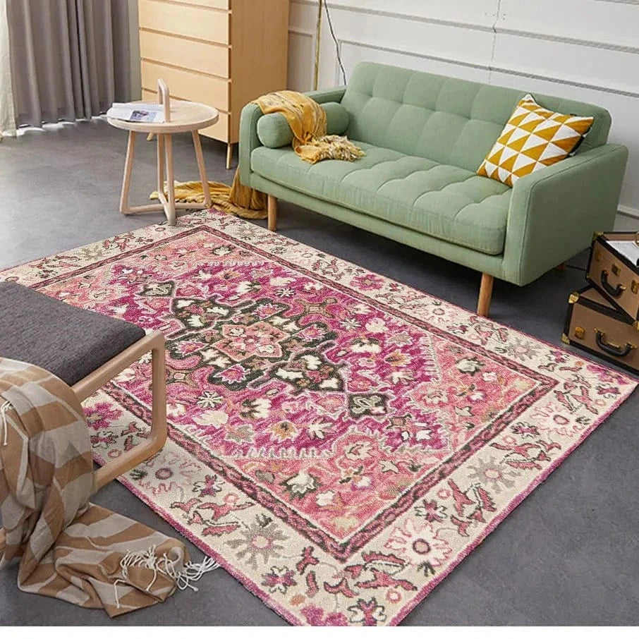 Cosysol Rose / 50x80cm small mat Tapis Berbère Rose coloré