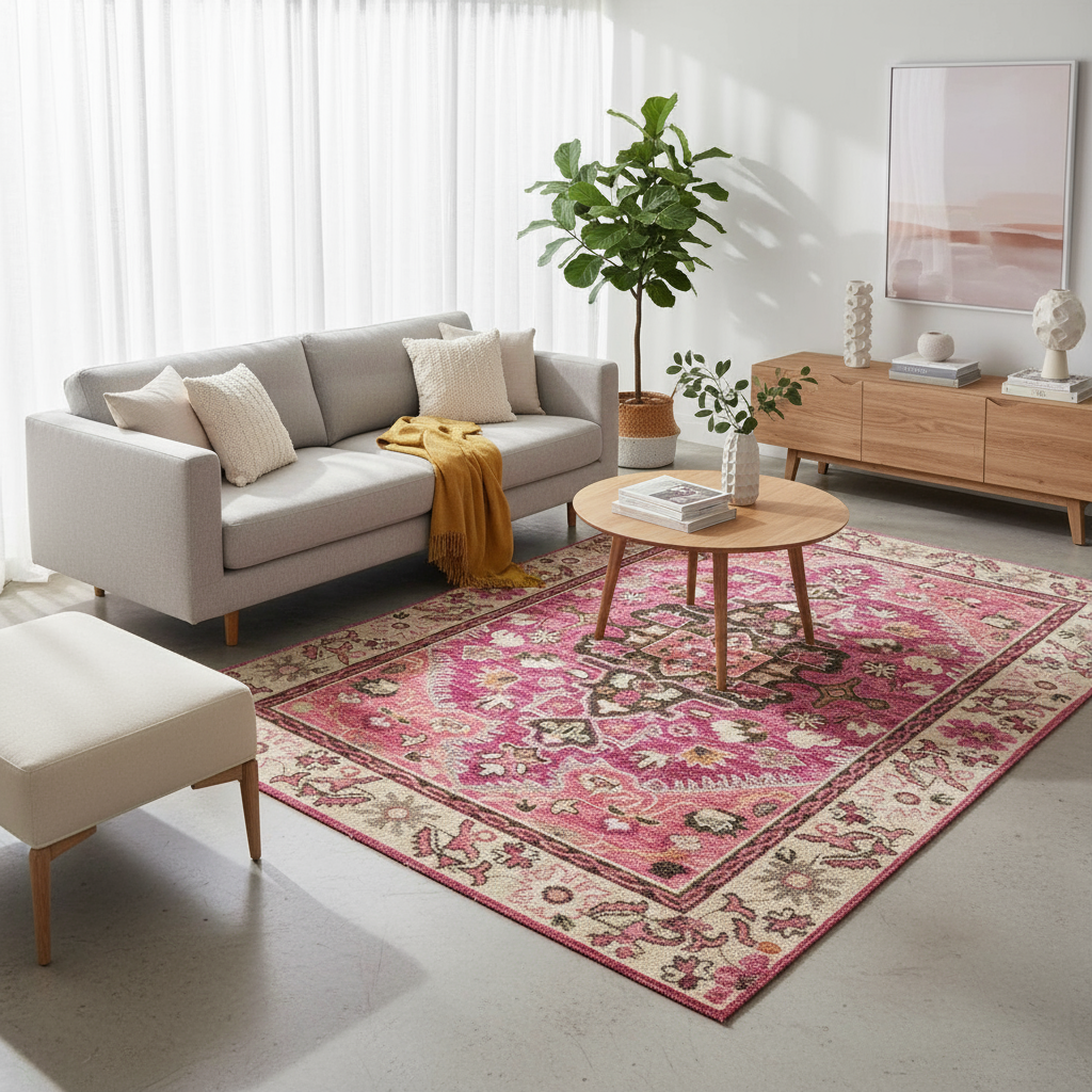Tapis Berbère Rose Coloré - Élégance et Style pour Votre Intérieur