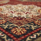 Tapis Berbère Rouge Deluxe - Élégance Artisanale et Confort Ultime