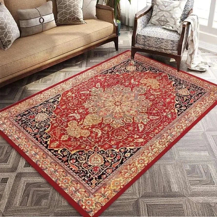 Cosysol Rouge / 50x80cm small mat Tapis Berbère Rouge éclatant