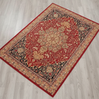 Tapis Berbère Rouge Éclatant - Élégance et Authenticité dans Votre Décor