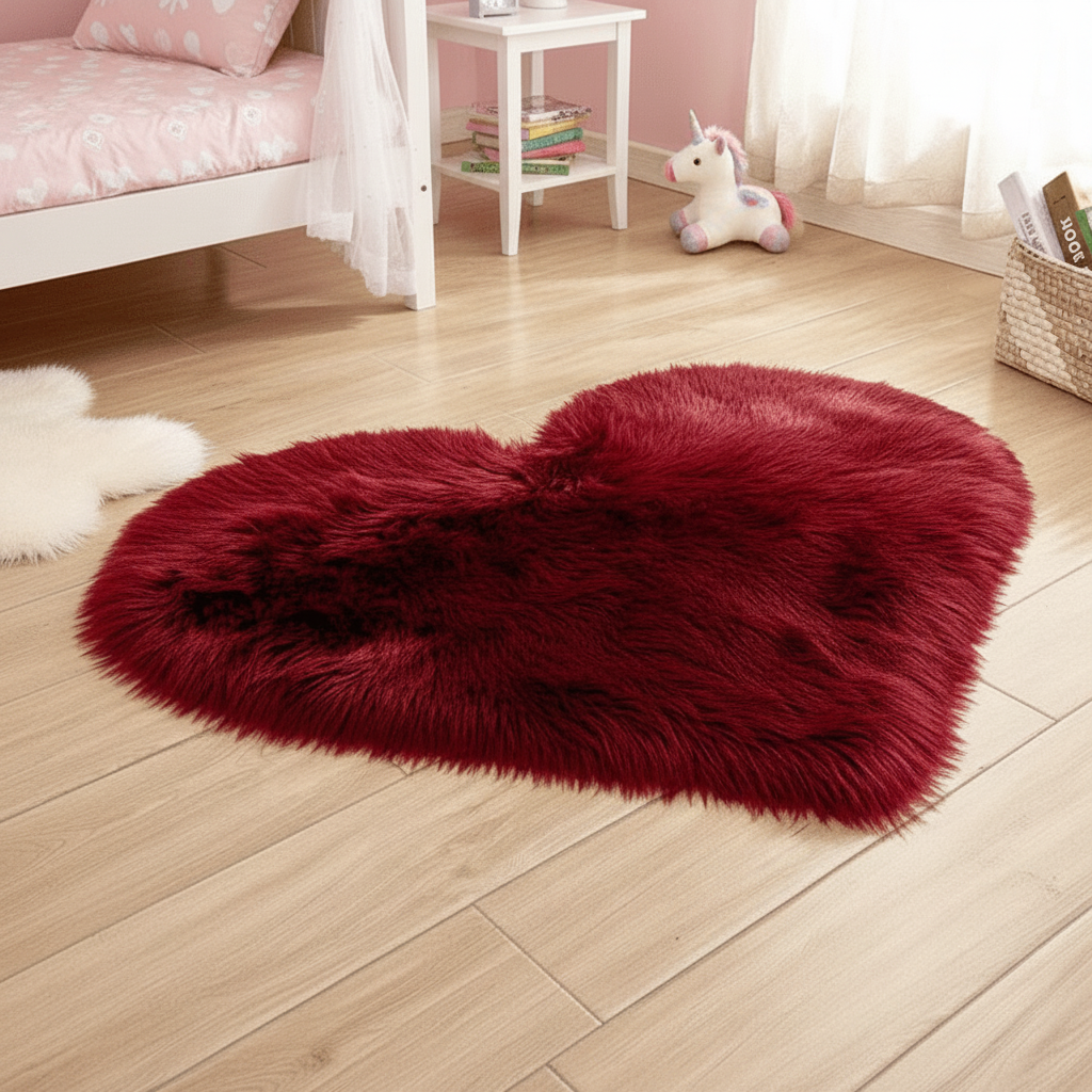 Tapis cœur rouge - 2