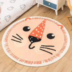 Ma boutique Beige / 40 Tapis chambre bébé rond chaton