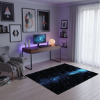 Tapis chambre enfant galaxy petite taille pour une déco spatiale amusante