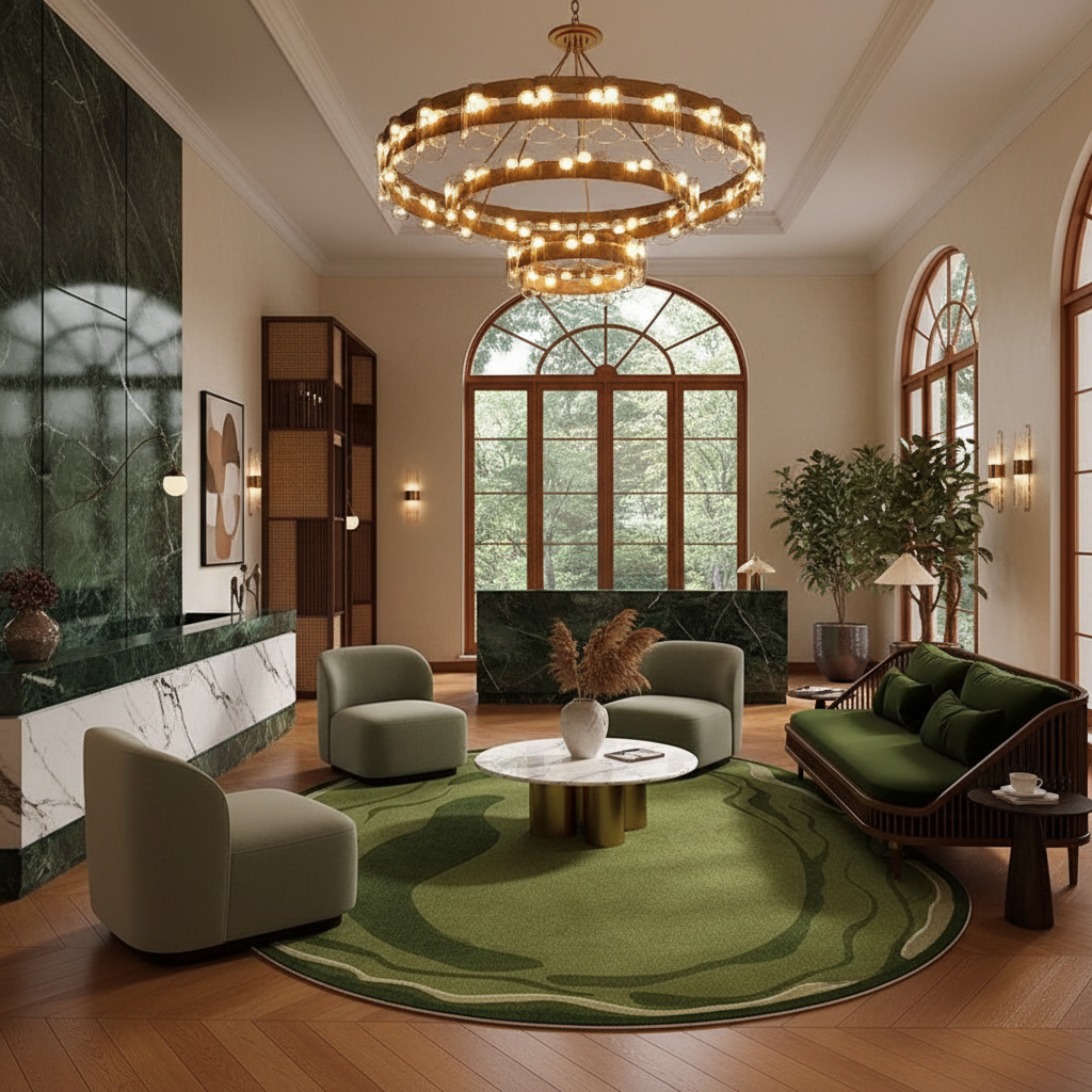 Tapis dans lobby hôtel premium