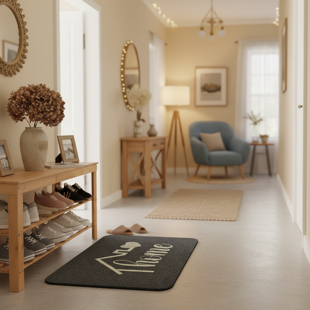 Tapis dans un foyer chaleureux