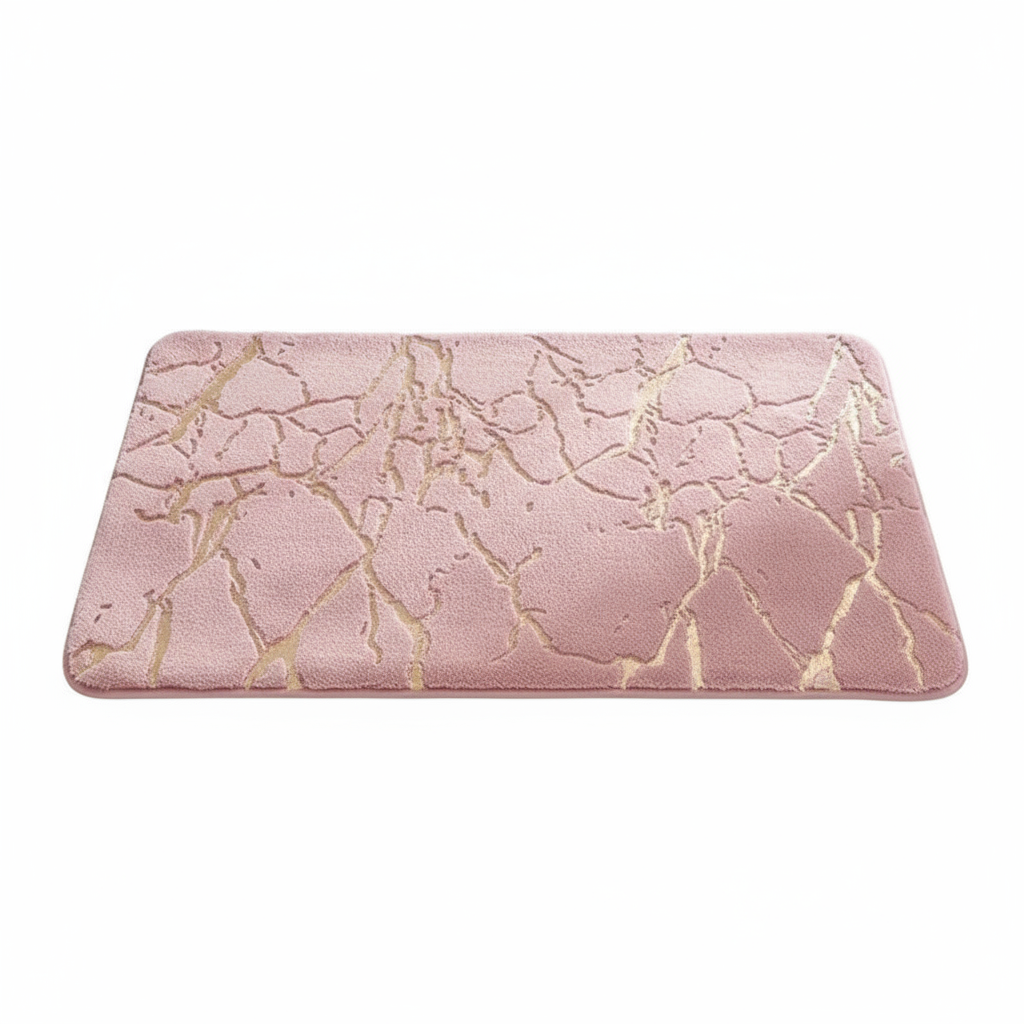 Tapis de bain antidérapant rose - Douceur et sécurité pour votre salle de bain