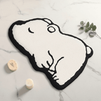 Tapis de bain ours dormeur — Douceur & Sérénité pour votre salle de bain
