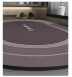 Tapis de bain séchage rapide élégant en rose | Confort et style