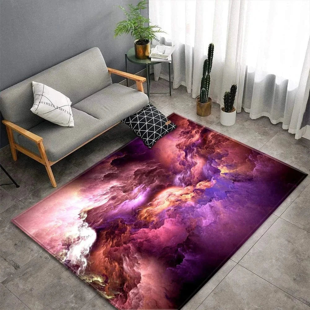 Ma boutique Violet / 40x60cm 16x24 inch Tapis de chambre d'enfant belle nébuleuse