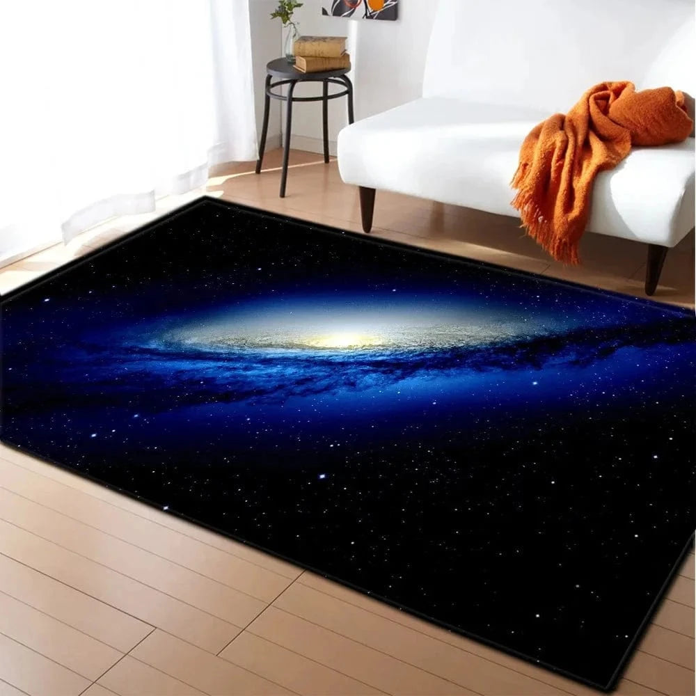 Ma boutique Bleu / 40x60cm 16x24 inch Tapis de chambre d'enfant Galaxie 3D