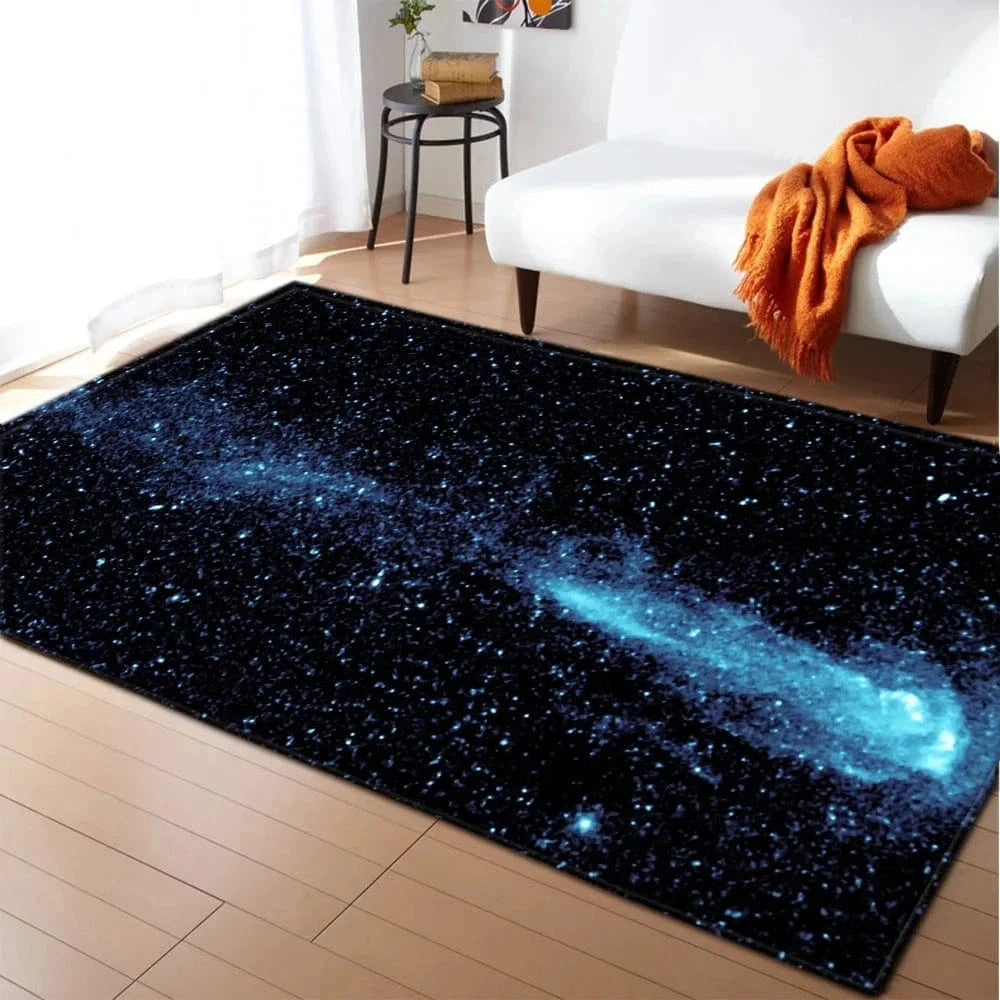 Ma boutique Noir / 40x60cm 16x24 inch Tapis de chambre d'enfant petite Galaxy