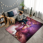 Tapis de chambre enfant nébuleuse pour une décoration magique et féérique