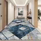 Tapis de couloir géométrique moderne pour un intérieur élégant