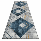 Tapis de couloir géométrique moderne pour un intérieur élégant