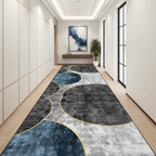 Tapis de couloir gris moderne pour une décoration intérieure élégante