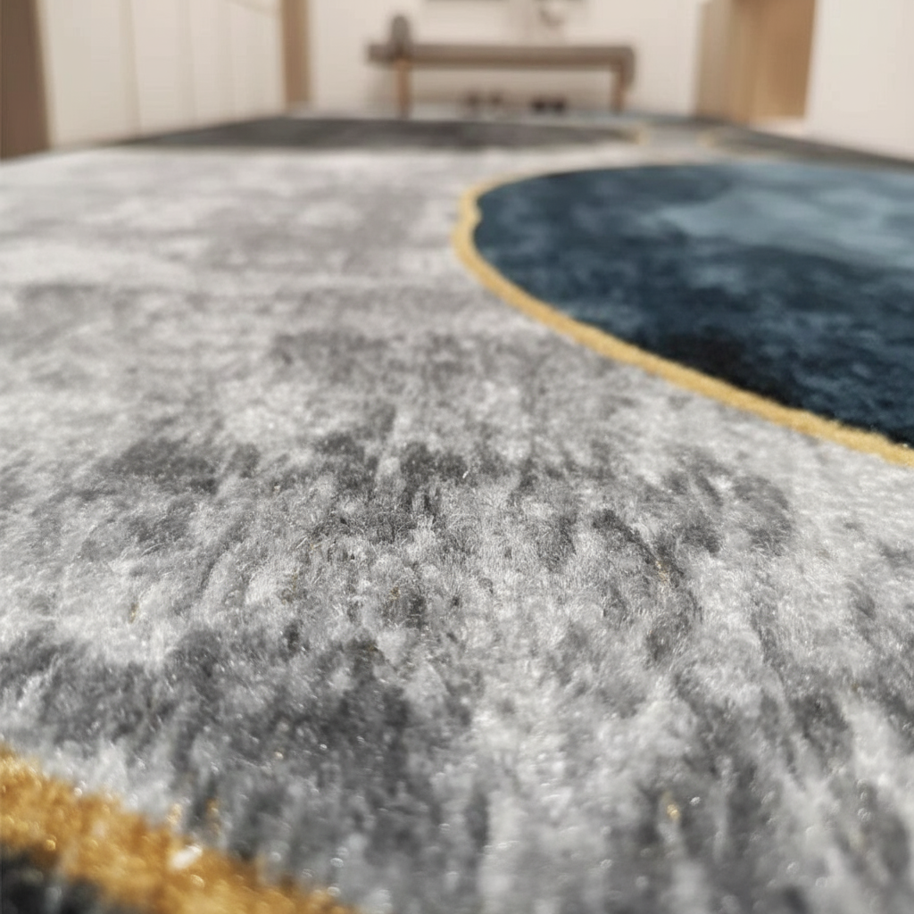 Tapis de couloir gris moderne pour une décoration intérieure élégante