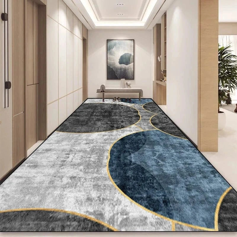 Cosysol Gris / 1.9x6.5ft(60x200cm) Tapis de couloir long et moderne Gris