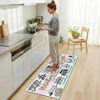 Tapis de Cuisine Décoratif Kitchen Quote Bunolle