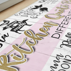 Tapis de Cuisine Décoratif Kitchen Quote Bunolle