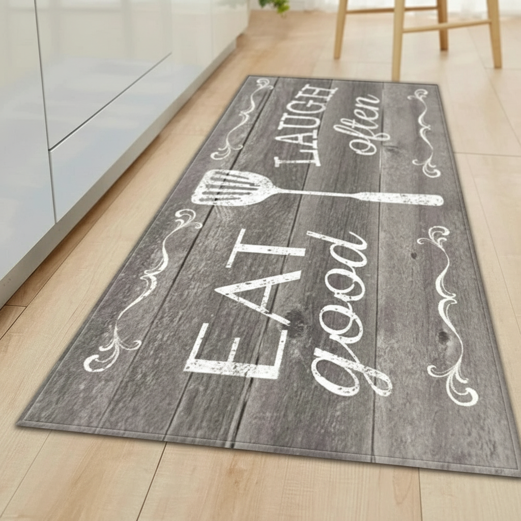 Tapis de Cuisine Drôle EAT Good Laugh Often