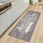 Tapis de Cuisine Élégant Gris - Fonctionnalité et Chic pour Votre Intérieur