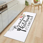 Cosysol Blanc / 40cmx60cm Tapis de Cuisine Grandma's Kitchen it's Always Open
