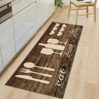 Tapis de Cuisine Moderne EAT Drink be Merry - Élégance et Confort