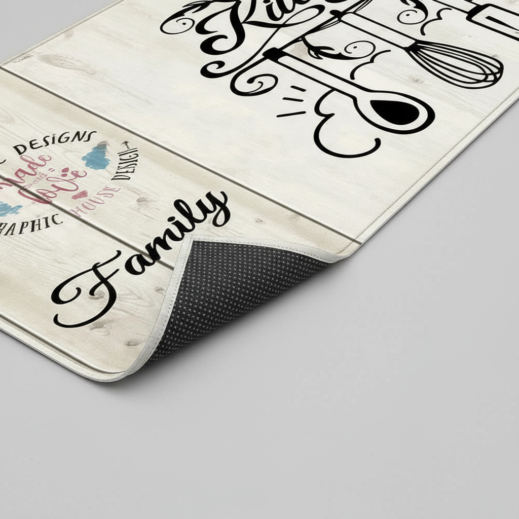 Tapis de cuisine moderne My Kitchen - Élégance et Confort pour Votre Cuisine