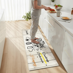 Tapis de cuisine moderne My Kitchen - Élégance et Confort pour Votre Cuisine