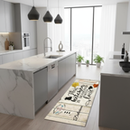 Tapis de cuisine moderne This Kitchen Love Delicious - Élégance et Fonctionnalité