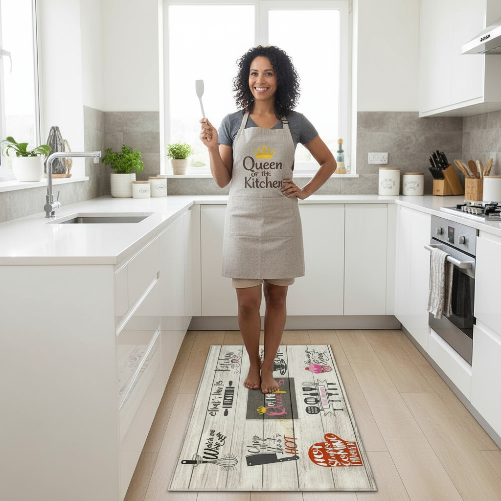 Tapis de Cuisine Queen Of The Kitchen - Élégance et Confort dans Votre Cuisine
