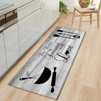 Cosysol Gris / 40cmx60cm Tapis de Cuisine This Kitchen is Seasoned With Love