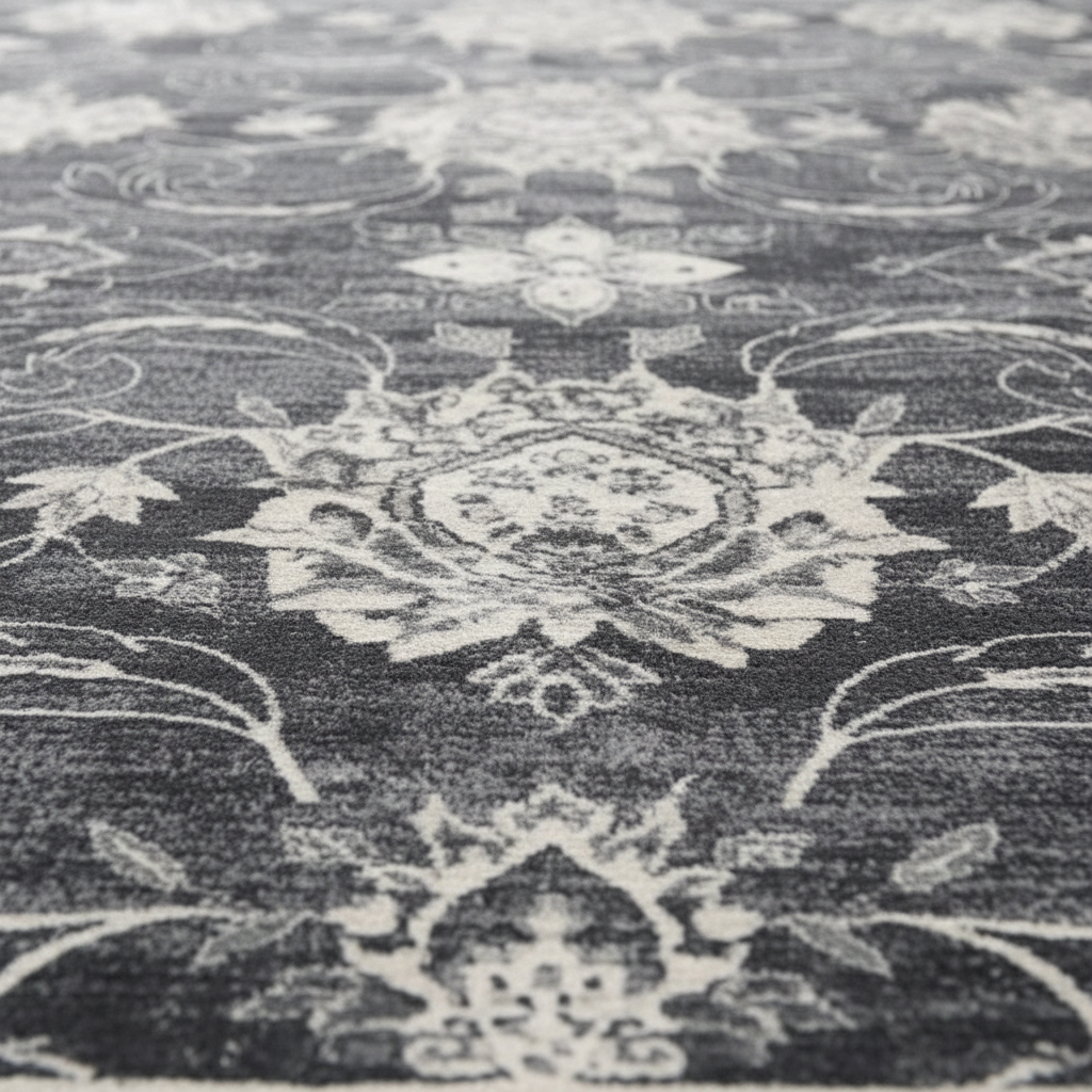 Tapis de salon style rétro Berbère – Élégance authentique avec un Tapis Berbère rétro Gris / 120x170cm