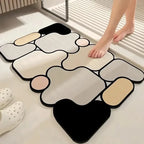 Ma boutique Beige / 40CMx60CM Tapis de sol absorbant en boue de diatomées Beige