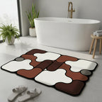 Tapis de sol diatomées absorbant en boue Maron