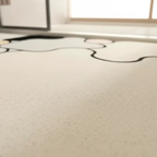 Tapis de sol diatomées beige absorbant et élégant