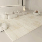 Ma boutique Beige / 80x120cm Tapis de style Wabi-sabi Beige Damier