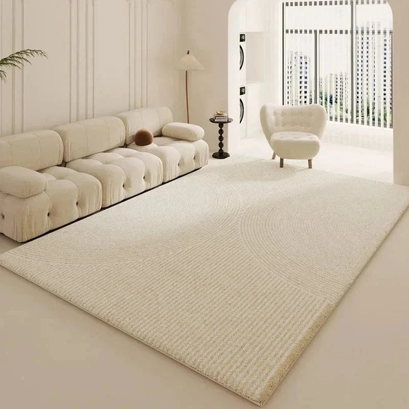 Ma boutique Beige / 80x120cm Tapis de style Wabi-sabi Beige Rayer